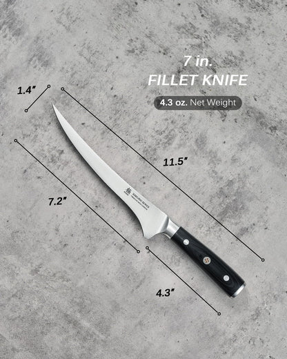 5" Serrated Cheese Knife - German Steel Cheese Slicer with Sheath | German 1.4116 Stainless Steel Full Tang Hollow Blade, Pakkawood Handle, Hard Soft Cheese Slicing Knife With Gift Box