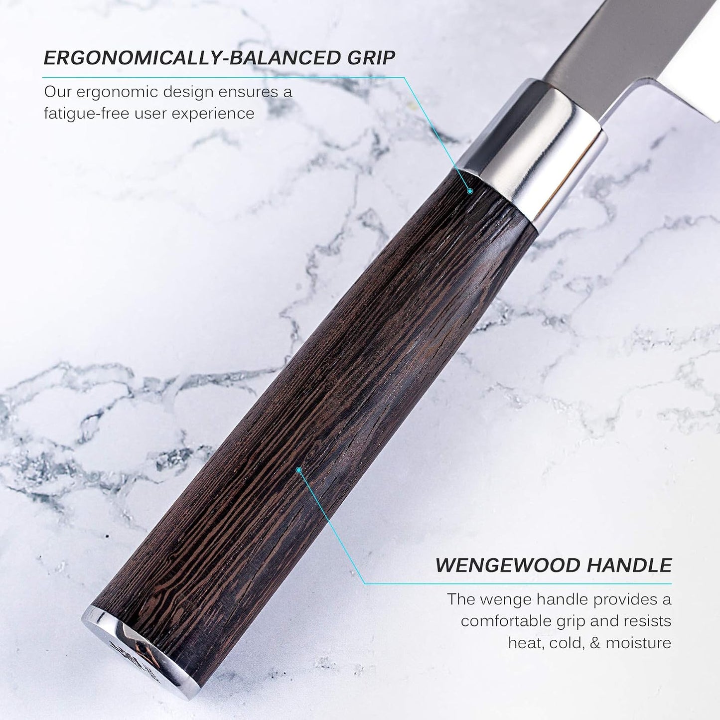 5" Serrated Cheese Knife - German Steel Cheese Slicer with Sheath | German 1.4116 Stainless Steel Full Tang Hollow Blade, Pakkawood Handle, Hard Soft Cheese Slicing Knife With Gift Box