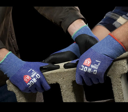 MAGID Cut Resistant Nitrile Coated AeroDex Work Gloves - Cut Level A5, 18GA, Touchscreen Compatible