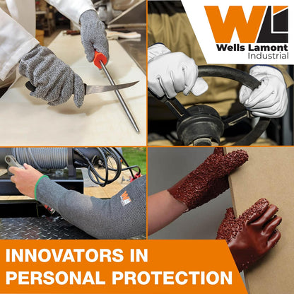 Knit Flame Resistant Work Sleeve | HPPE - Automotive, Metal Fabrication, Stamping