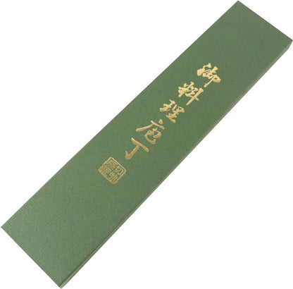 129098 Deba Knife 8.3 inches (21 cm), Made in Japan, Commercial Use, With Tip, Sashimi, Fish, Molybdenum Steel, Black Plywood