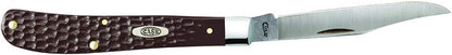 Case WR XX Pocket Knife Brown Synthetic Barehead Slimline Trapper Item #135 - (61048 SS) - Length Closed: 4 1/8 Inches
