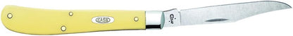Case WR XX Pocket Knife Brown Synthetic Barehead Slimline Trapper Item #135 - (61048 SS) - Length Closed: 4 1/8 Inches