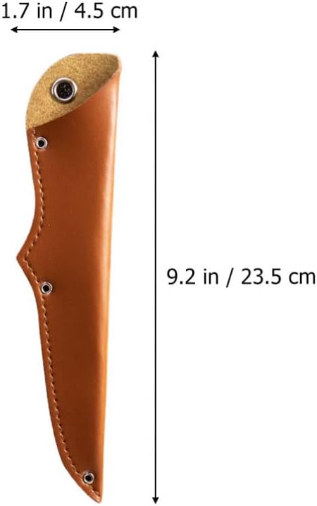 Portable Cutter Covers 5Pcs Pu Knife Sheaths for Meat Cutting Set Wear-Resistant Universal Protector Sleeves for Fillet and Boning Knives Household and Outdoor Kitchen Gadget Fits 5 Inch Blades