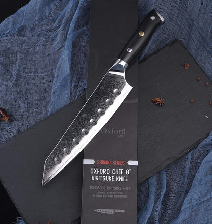 Kiritsuke Chef's Knife 8 Inch Damascus Japanese VG10 Super Steel 67 Layer High Carbon Stainless Steel