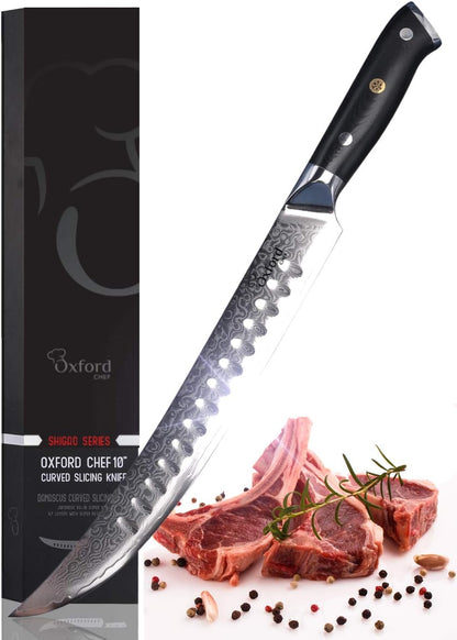 Kiritsuke Chef's Knife 8 Inch Damascus Japanese VG10 Super Steel 67 Layer High Carbon Stainless Steel
