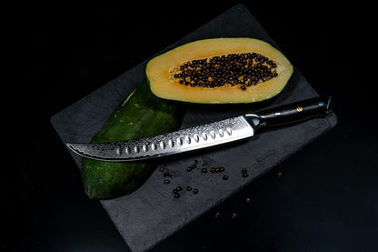 Kiritsuke Chef's Knife 8 Inch Damascus Japanese VG10 Super Steel 67 Layer High Carbon Stainless Steel