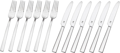 Steak Dinner 12-Piece Set includes forks and steak knives, Gift Set with Presentation Box