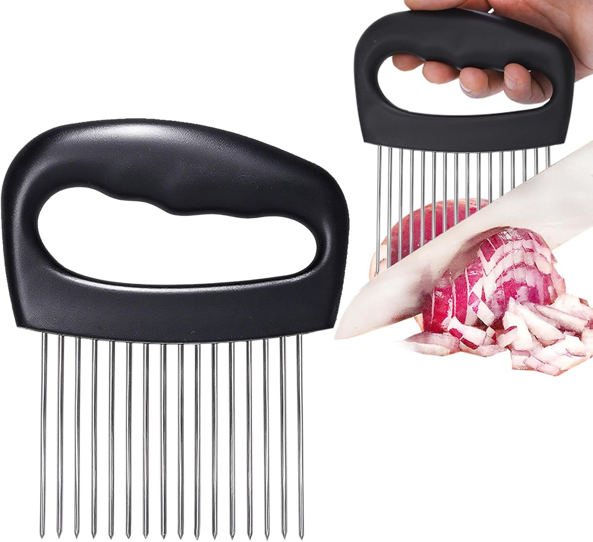 Extra-Large Onion Holder for Slicing, 304 Stainless Steel