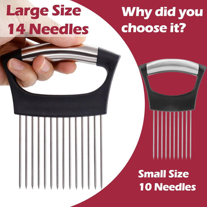 Extra-Large Onion Holder for Slicing, 304 Stainless Steel