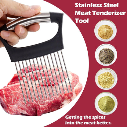 Extra-Large Onion Holder for Slicing, 304 Stainless Steel