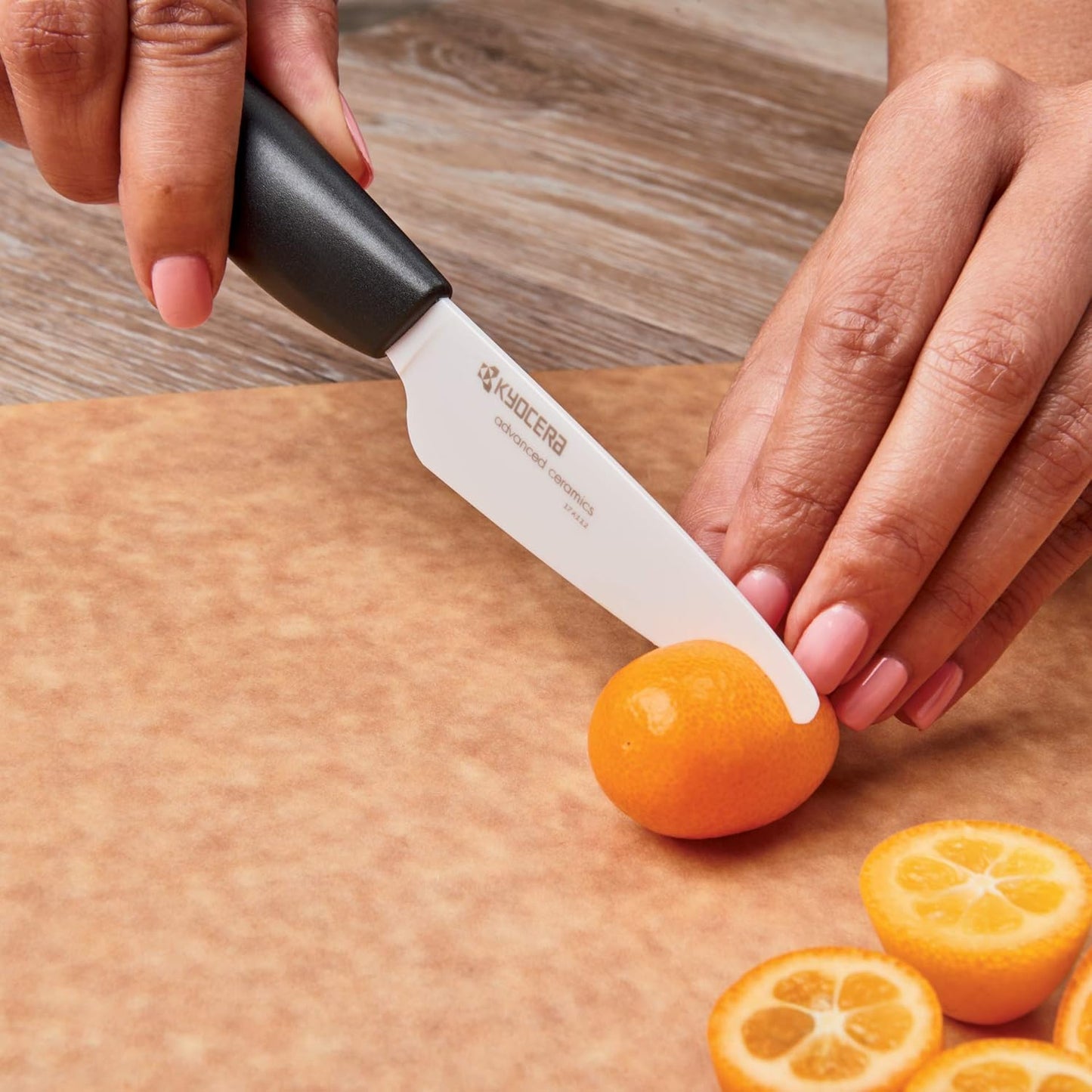 2-Piece Ceramic Knife Set 5.5" Santoku and 3" Paring Knife | Revolution Ceramic Knife Set: 5.5” Santoku & 3” Paring Blades in Gift Box – Essential for Fresh Meal Preparation