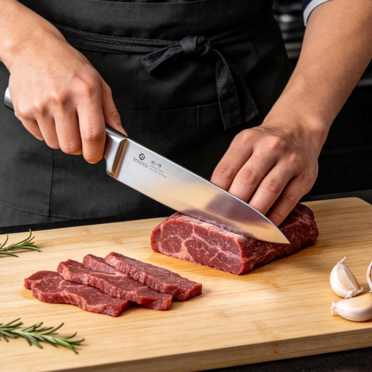 Santoku Knife 5 Inch, Japanese High Carbon Stainless Steel | Ultra Sharp Kitchen Knife, Chef Knife for Cutting Vegetable Meat, Ergonomic Pakkawood Handle, Best Choice for Home Kitchen