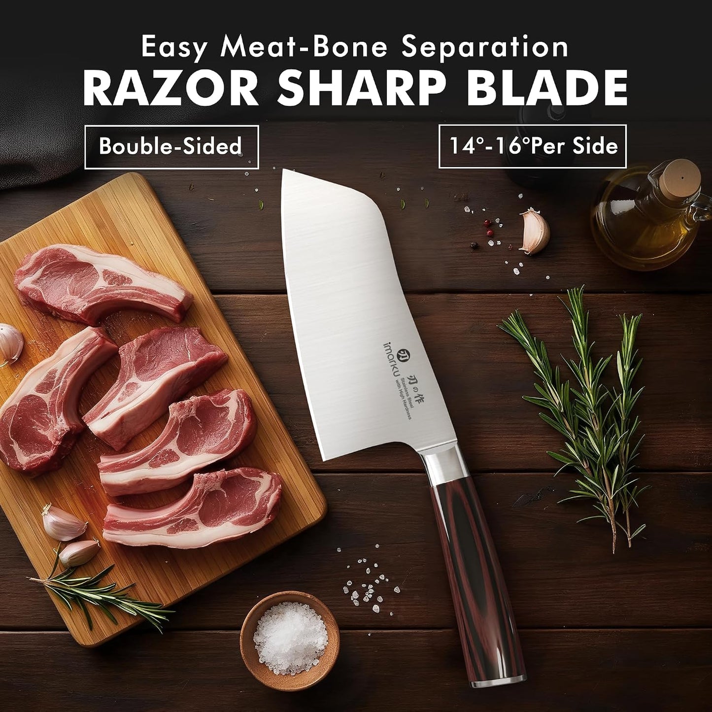 Santoku Knife 5 Inch, Japanese High Carbon Stainless Steel | Ultra Sharp Kitchen Knife, Chef Knife for Cutting Vegetable Meat, Ergonomic Pakkawood Handle, Best Choice for Home Kitchen
