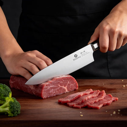 Santoku Knife 5 Inch, Japanese High Carbon Stainless Steel | Ultra Sharp Kitchen Knife, Chef Knife for Cutting Vegetable Meat, Ergonomic Pakkawood Handle, Best Choice for Home Kitchen