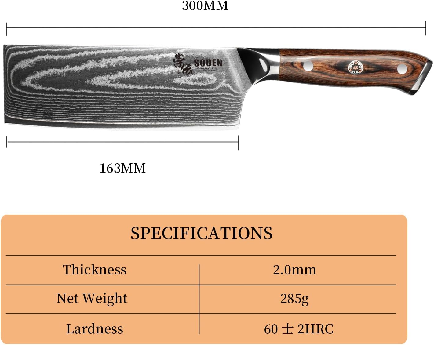 7" Nakiri Knife Japanese VG-10 Damascus Steel, 67 Layer Razor Sharp Asian Vegetable & Meat Chopper, Ergonomic G10 Micarta Handle, Kitchen Knives for Chef with Gift Box