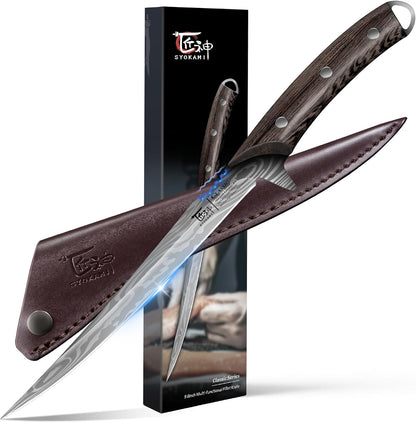 Fillet Knife for Fish, Razor Sharp 7.2 Inch Boning Knife