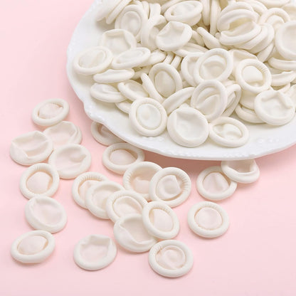 300Pcs Finger Cots LargeLatex Finger Cots White Finger Protectors for Injured Finger,Cracked Finger,Sports