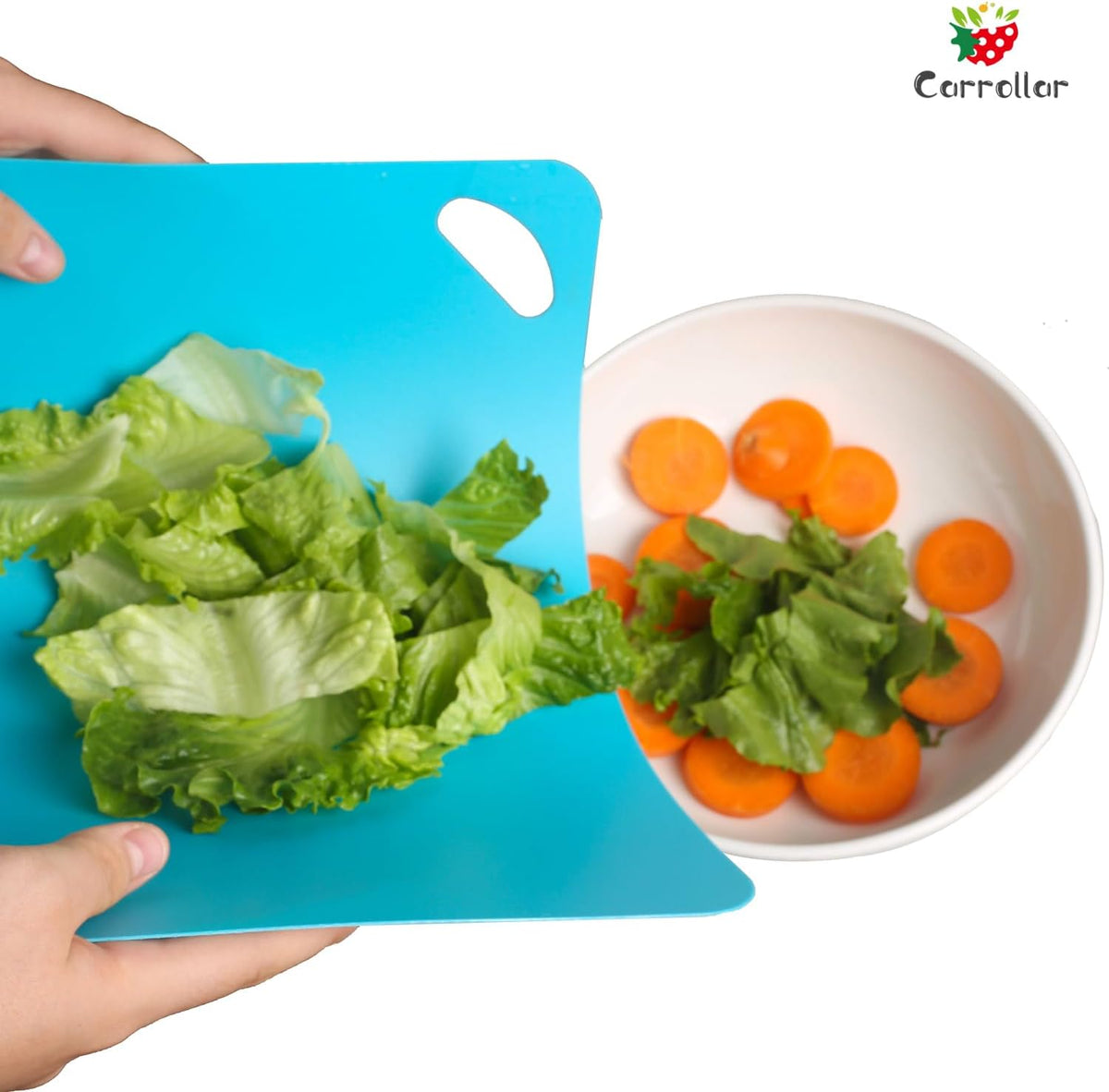 Plastic Flexible Cutting Mats for Kitchen, 3pcs Color Coded Chopping Board Set, Cutting Board Sheet for Kitchen Cooking, Dishwasher Safe （11.5x9"）