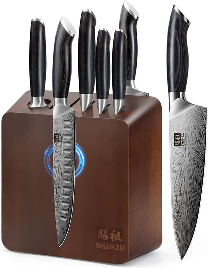Butcher Knife in High Carbon Powder Steel, 12 Inch Brisket Knife for Meat Cutting, Carving and Slicing Knives with Ergonomic Pakkawood Handle, Ultra Sharp Meat Breaking Knives