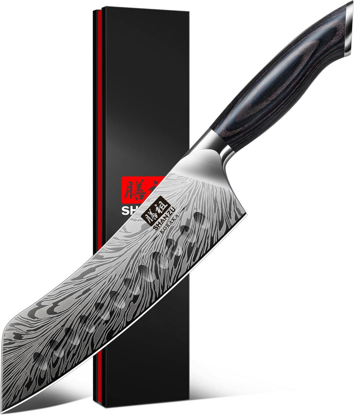 Butcher Knife in High Carbon Powder Steel, 12 Inch Brisket Knife for Meat Cutting, Carving and Slicing Knives with Ergonomic Pakkawood Handle, Ultra Sharp Meat Breaking Knives