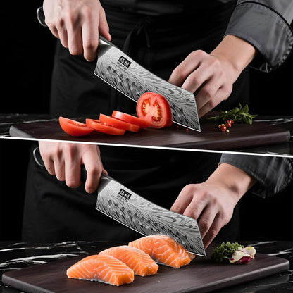 Butcher Knife in High Carbon Powder Steel, 12 Inch Brisket Knife for Meat Cutting, Carving and Slicing Knives with Ergonomic Pakkawood Handle, Ultra Sharp Meat Breaking Knives