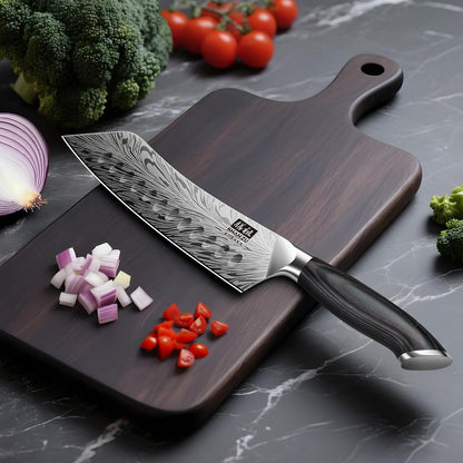 Butcher Knife in High Carbon Powder Steel, 12 Inch Brisket Knife for Meat Cutting, Carving and Slicing Knives with Ergonomic Pakkawood Handle, Ultra Sharp Meat Breaking Knives