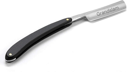 Straight Razor Shave Ready Handmade Sharpened, 420 Steel Straight Razor Blade, 2 Layers Long Leather Canvas Strop, Sharpening Stone,2 Side Grit 3000 Waterstone Knife Sharpener