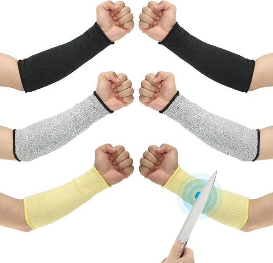 Cut Resistant Sleeve, Arm Safety Protectors Sleeves Forearm Sleeve HPPE Level 5 Protection