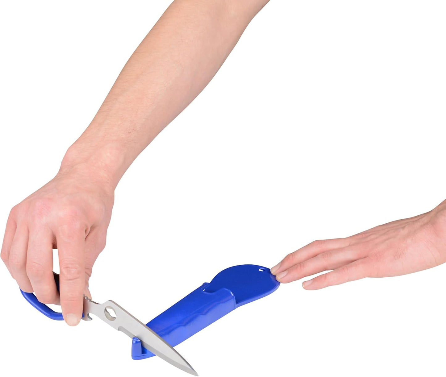 Kitchen Shears with Detachable Handles - Includes Magnetic Sheath and Built-in Ceramic Sharpener, Perfect for Clipping, Cutting, and Kitchen Tasks at Home