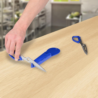 Kitchen Shears with Detachable Handles - Includes Magnetic Sheath and Built-in Ceramic Sharpener, Perfect for Clipping, Cutting, and Kitchen Tasks at Home