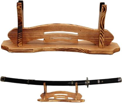 Sword Stand, Sword Holder, Katana Stand, Lightsaber Stand Samurai Sword Stand Rack Display Wall Mounted Hook for Katana Wakizashi Tanto Support All Swords (3 Tiers)