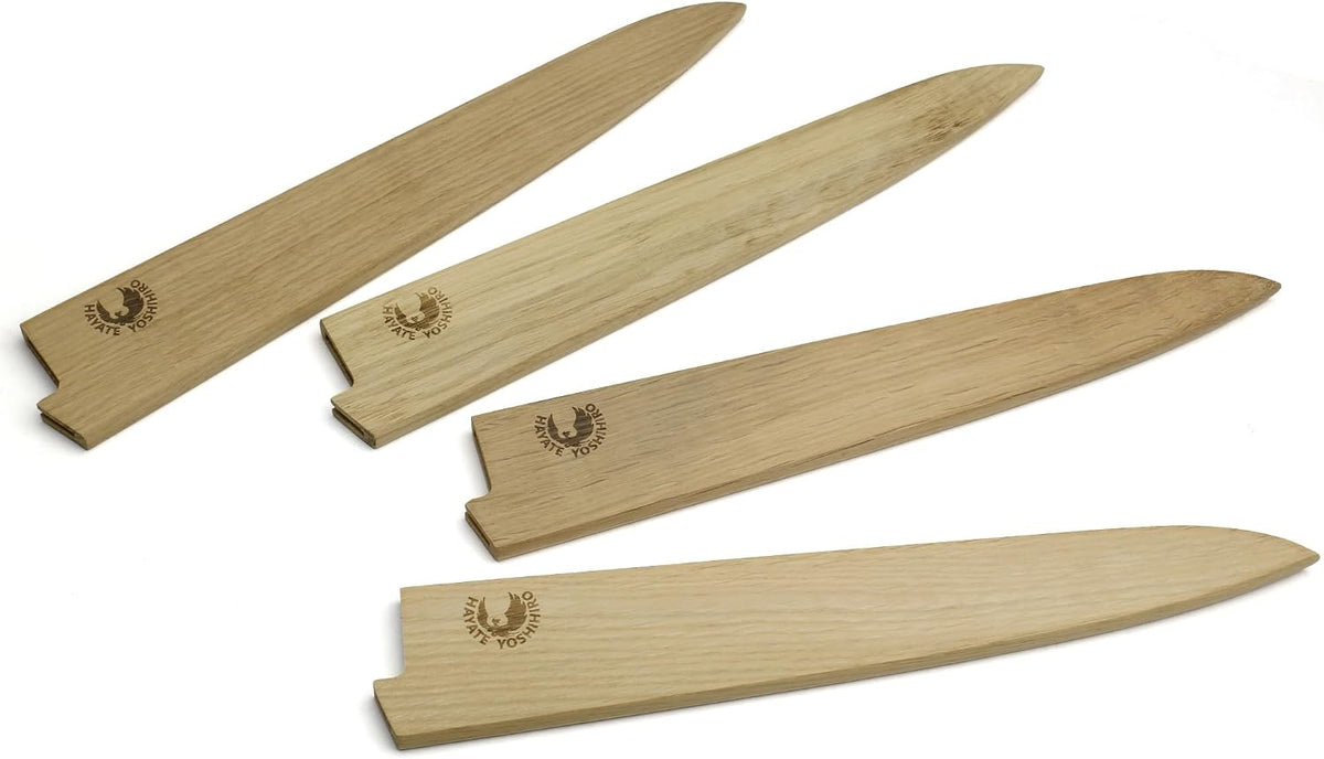 Yoshihiro Magnetic Oak Wood Saya Cover Blade Protector for Sujihiki Slicer (240mm)
