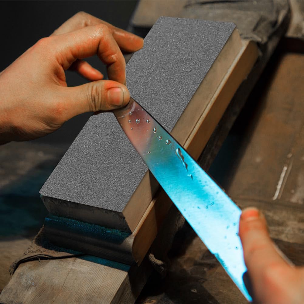 Diamond Sharpening Stone, 80-3000 Grit Polishing Diamond Whetstone Diamond Plate Honing Stone(800) (600)