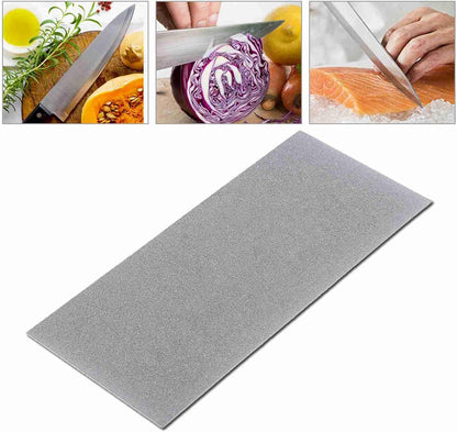 Diamond Sharpening Stone, 80-3000 Grit Polishing Diamond Whetstone Diamond Plate Honing Stone(800) (600)
