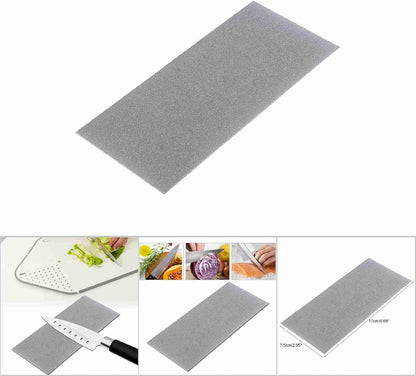 Diamond Sharpening Stone, 80-3000 Grit Polishing Diamond Whetstone Diamond Plate Honing Stone(800) (600)