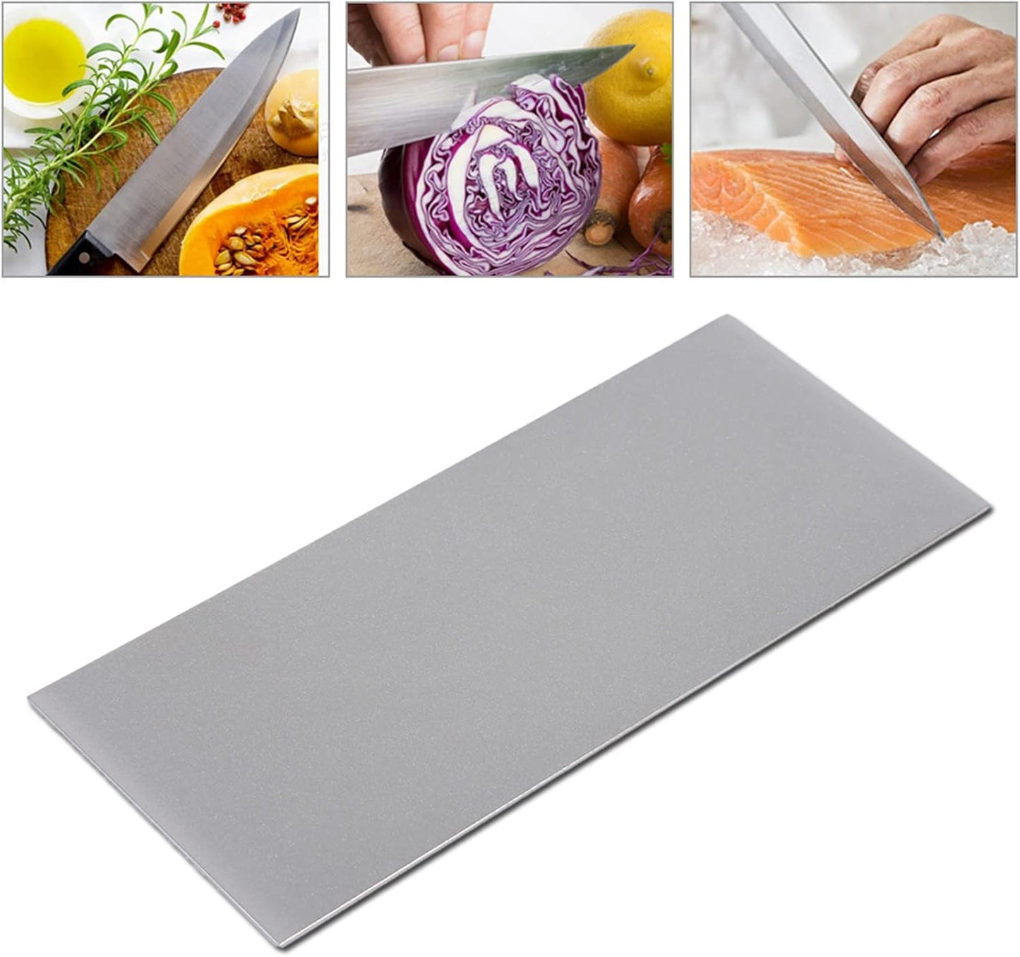 Diamond Sharpening Stone, 80-3000 Grit Polishing Diamond Whetstone Diamond Plate Honing Stone(800) (600)