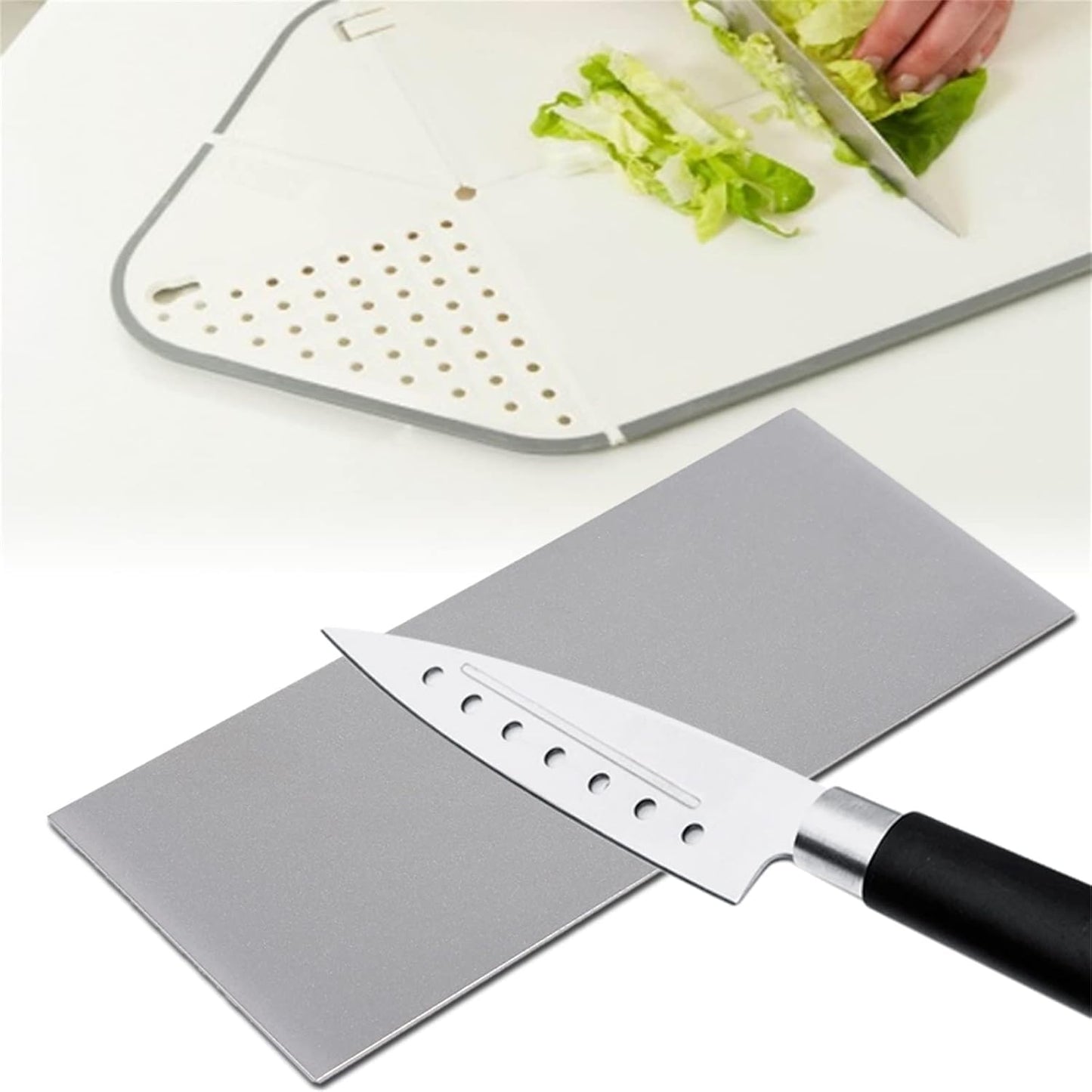 Diamond Sharpening Stone, 80-3000 Grit Polishing Diamond Whetstone Diamond Plate Honing Stone(800) (600)