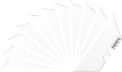Ceramic Utility Knife Blades 10-Pack for U1, U1 Pro & U1 Ultra | Ceramic Utility Knife Blades, Zirconium Oxide with Flat Brushed Finish, fits Most Standard Utility Knives (Black)