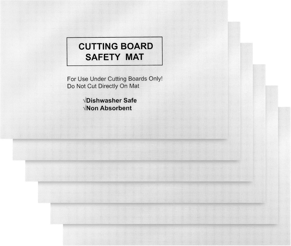 Haull 6 Pcs Non slip Cutting Board Mats, 16 x 10 Inches