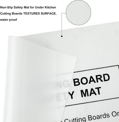 Haull 6 Pcs Non slip Cutting Board Mats, 16 x 10 Inches
