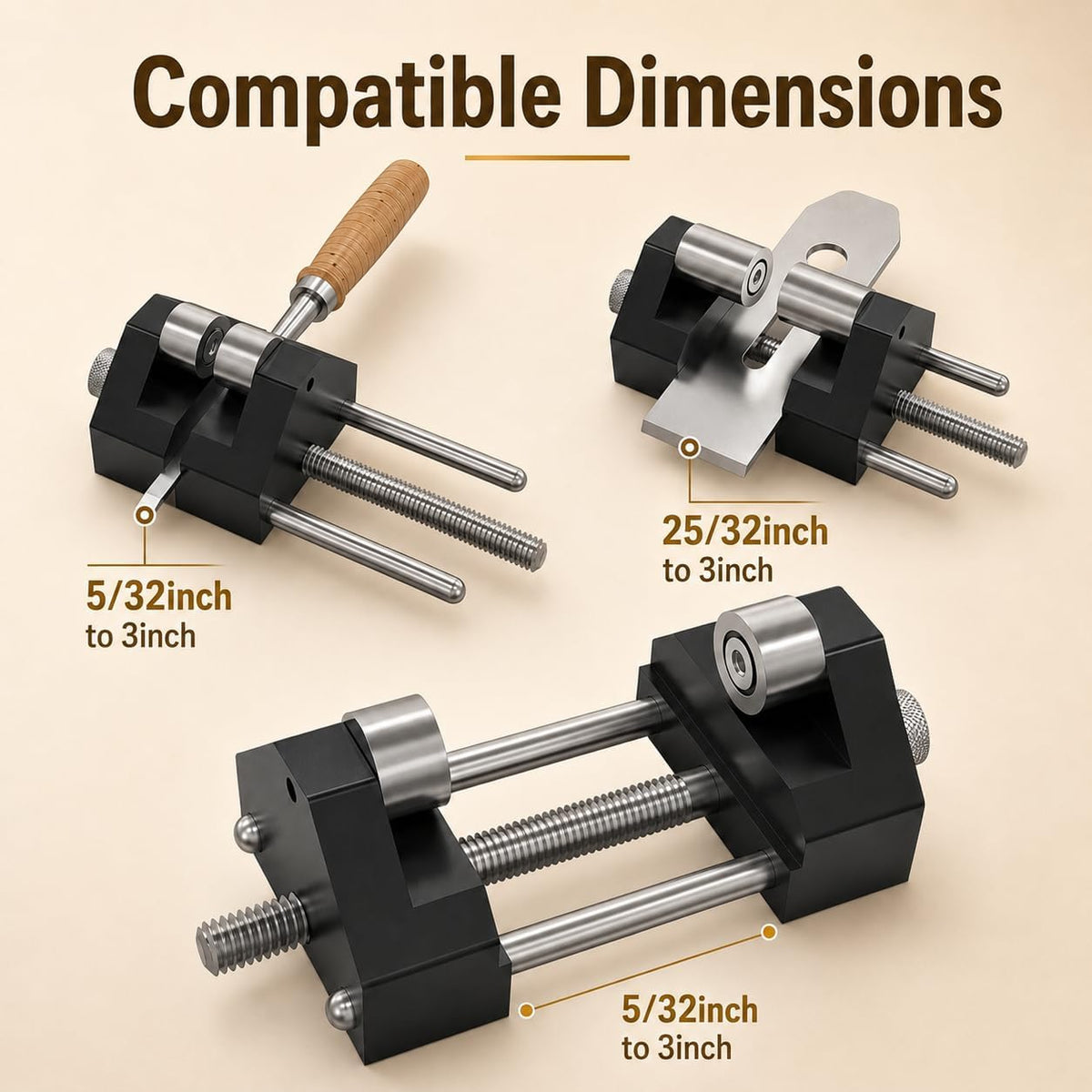 Chisel Sharpening Jig Kit with Adjustable Honing Guide