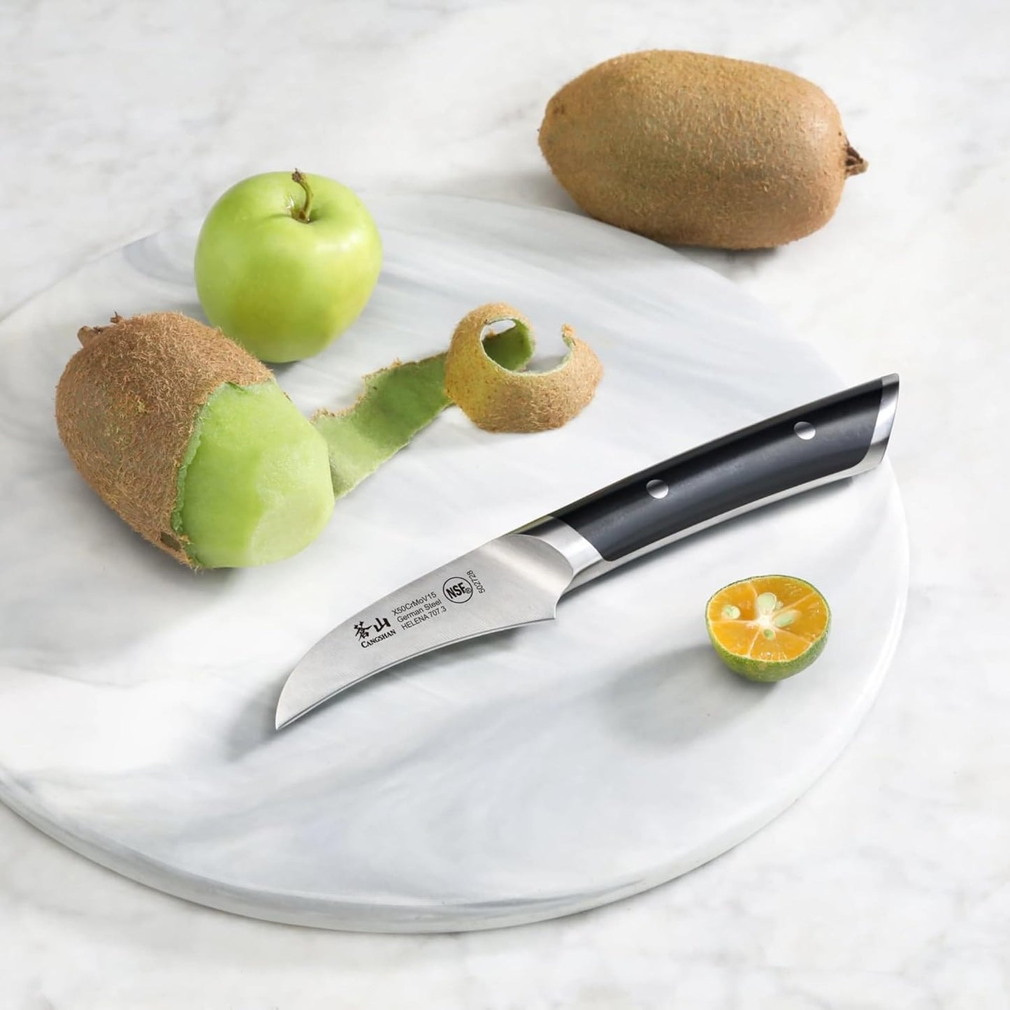 Cangshan HELENA Series 2.75-Inch Peeling Knife, Forged German Steel, 502728