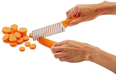 Crinkle Cut Knife, Potato and Vegetable Cutter, Stainless Steel