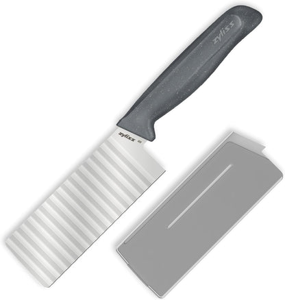 Crinkle Cut Knife, Potato and Vegetable Cutter, Stainless Steel