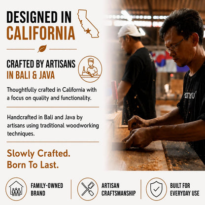 Mahogany End Grain Cutting Board, 17×13×1.6 in – Handmade Butcher Block, Knife-Friendly, Juice Groove, Non-Slip Feet