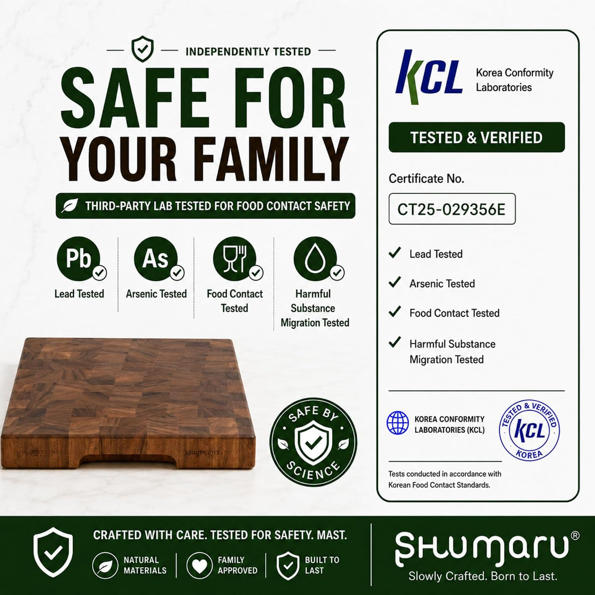 Mahogany End Grain Cutting Board, 17×13×1.6 in – Handmade Butcher Block, Knife-Friendly, Juice Groove, Non-Slip Feet
