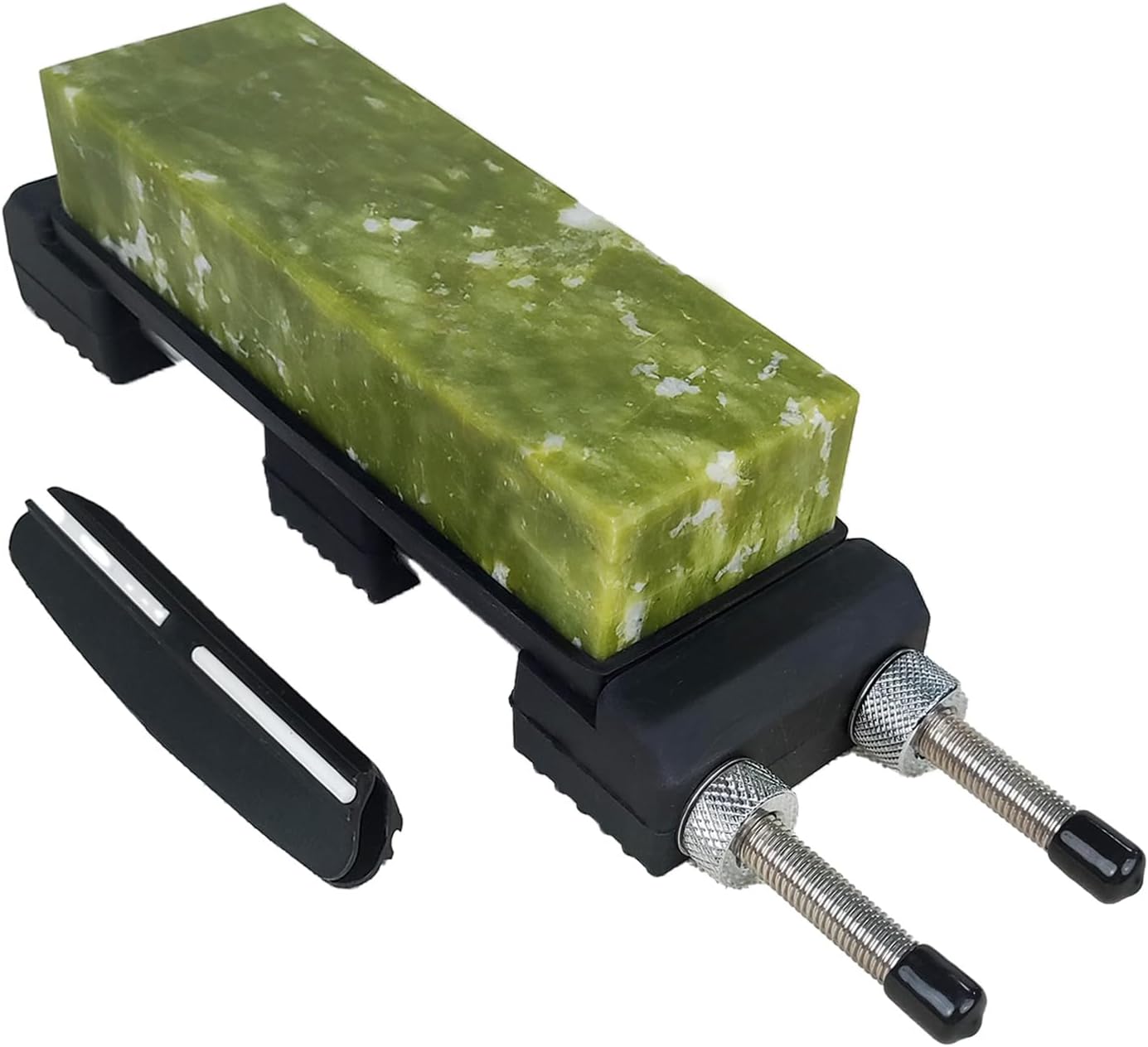 Knife Sharpening Stone,10000 Grit Whetstone Final Fine Polishing Natural Green Honing Oilstone for Knives Tools,Cutting Tools 180 * 60 * 30mm (A)