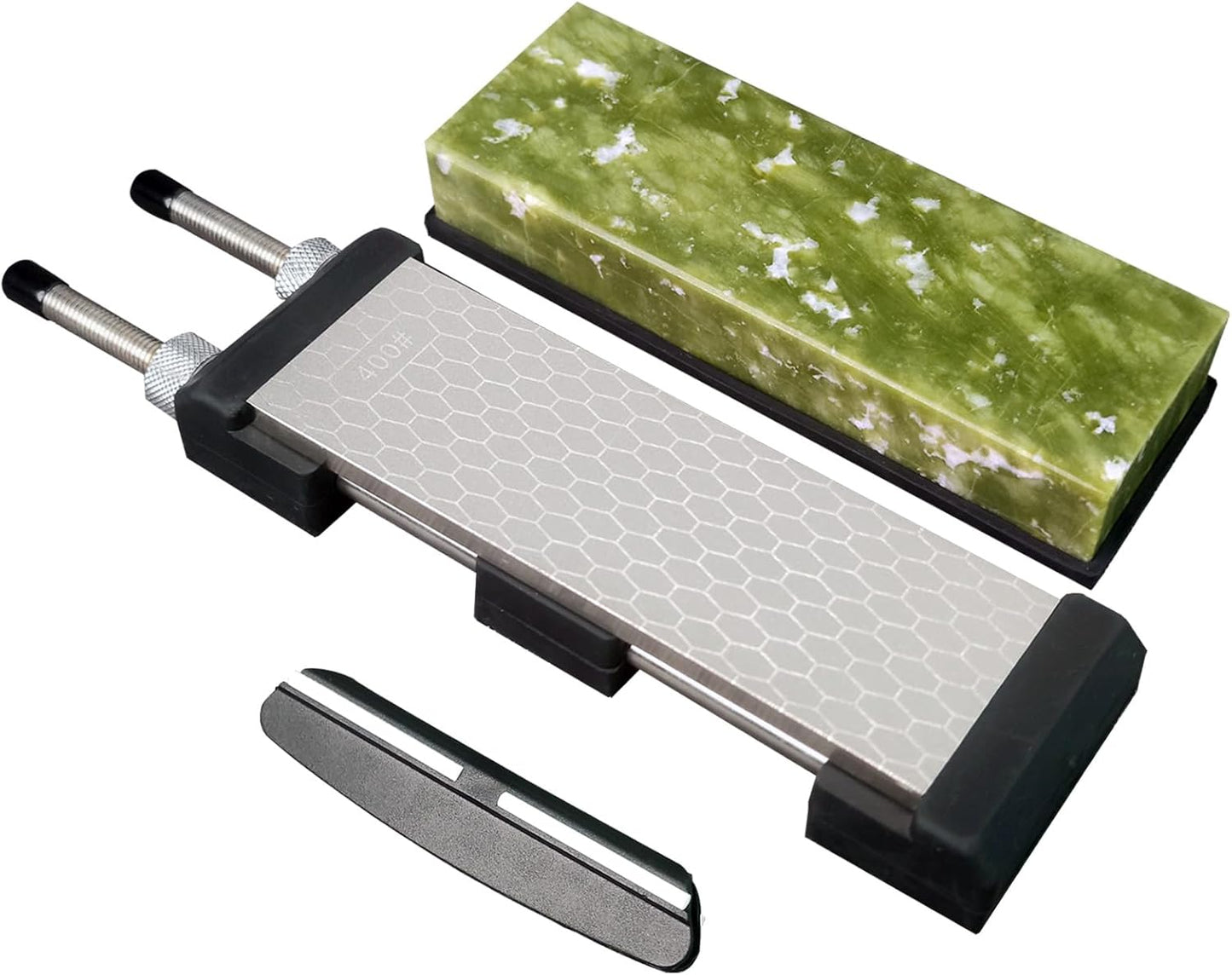 Knife Sharpening Stone,10000 Grit Whetstone Final Fine Polishing Natural Green Honing Oilstone for Knives Tools,Cutting Tools 180 * 60 * 30mm (A)