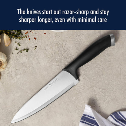 Silvercap Razor-Sharp 3-Piece Kitchen Knife Set, Chef Knife, Paring Knife, Utility Knife, German Engineered Informed by 100+ Years of Mastery